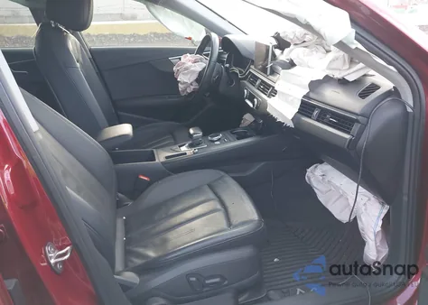 2018 Audi A4 2.0T Tech Ultra Premium/2.0T Ultra Premium z USA, uszkodzony, nr VIN WAUKMAF45JN019819